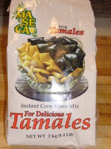 Masa Harina is a coarse corn flour used for making tamales.