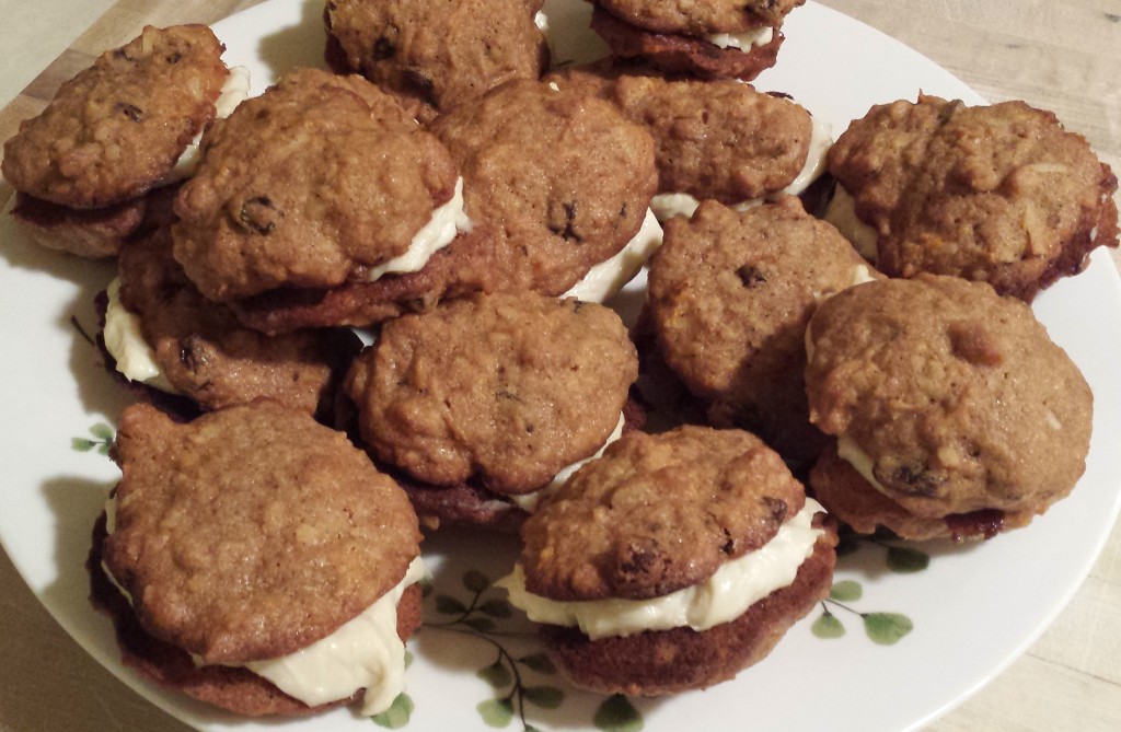 inside out carrot cake cookies